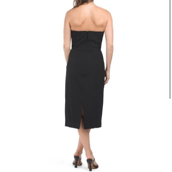New Dress the Population Perla Midi Dress in Black - Picture 11 of 11